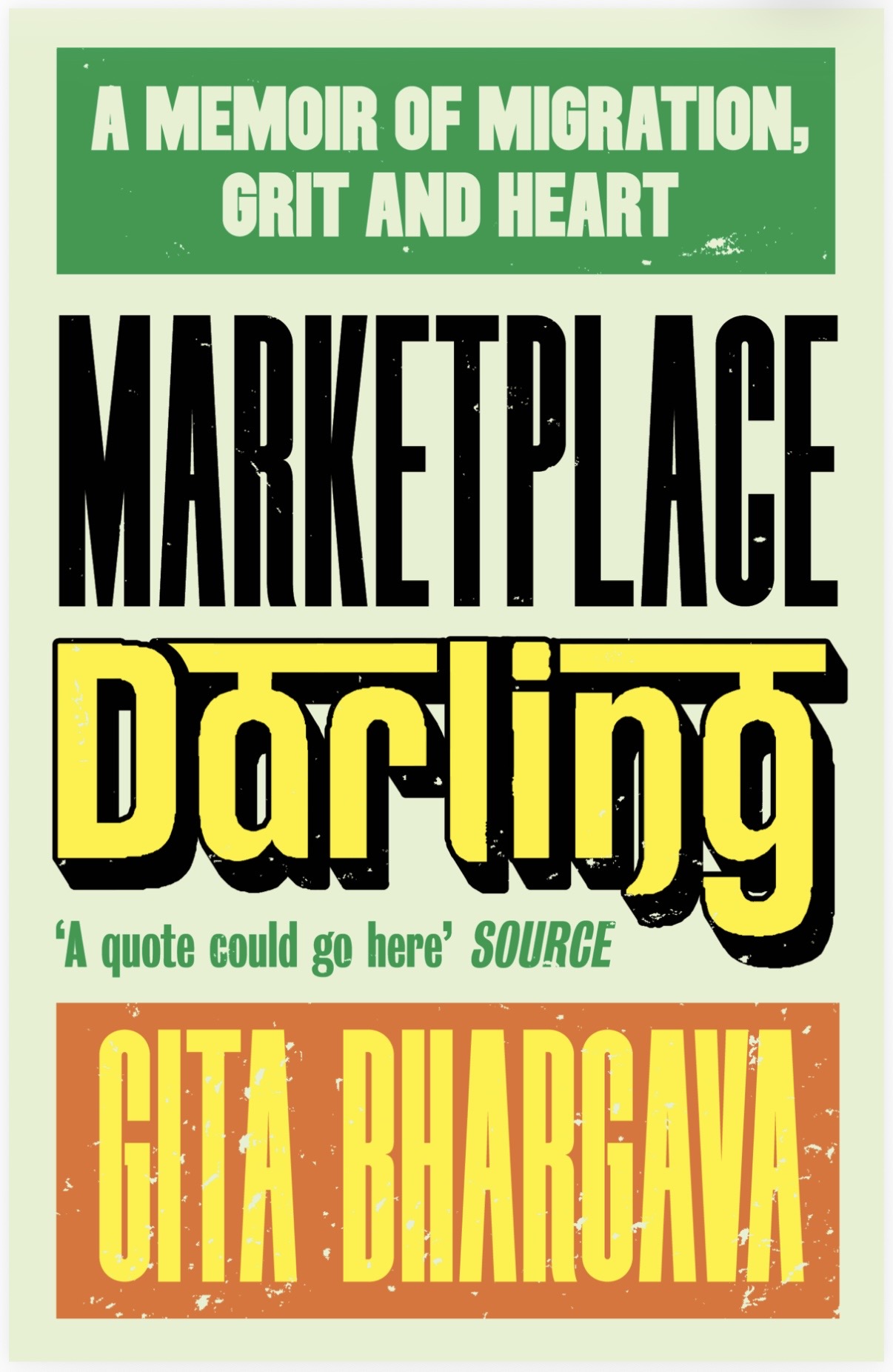 Marketplace Darling by Gita Bhargava — book cover